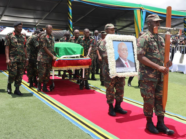 Rais Samia Suluhu Hassan aongoza maelfu kumuaga Dkt. Magufuli